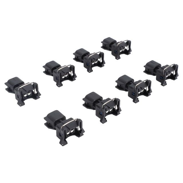 Automotive Fuel Injector Connector Adapter, 12077939 Fuel Injector Connector Adapter High Strength Portable 8Pcs for 1982 To 1992