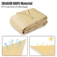 thumbnail image 3 of YeStarry 13x7Ft 97% UV Block Rectangle Sun Shade Sail Outdoor Patio Pool Garden Yard Lawn Carport Cover Net Awning Beige, 3 of 10