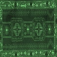 thumbnail image 1 of Ahgly Company Indoor Square Persian Emerald Green Traditional Area Rugs, 6' Square, 1 of 4