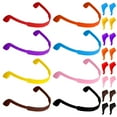 thumbnail image 5 of GJX Glasses Strap, 8 Pack Kids Eyeglasses Sunglasses String Strap Glasses Band Holder Eyewear Retainer, Silicone Elastic Sports Toddlers Glasses Strap with Ear Grip Hooks, 8 Colors, 5 of 7