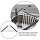 thumbnail image 3 of Escurridor de fregadero de acero inoxidable, plegable, triangular, para almacenamiento de utensilios de cocina, 3 of 6