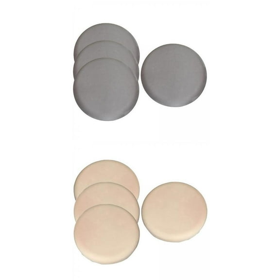 8x Round Bar Stool Covers Elastic Hotel Seat Cover for 12-18 Inch