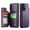 Purple, variant on For Samsung Galaxy A17 Case with Card Holder, Wallet Case for Women Men with RFID Blocking, Durable Leather Kickstand Magnetic Clasp Shockproof Phone Case for Samsung Galaxy A17