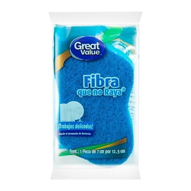 Fibra esponja Great Value trabajos delicados