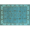 thumbnail image 1 of Ahgly Company Indoor Rectangle Oriental Light Blue Traditional Area Rugs, 8' x 12', 1 of 4