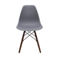 thumbnail image 3 of Set de 2 Silla Eames MUNDO IN Gris Con Base Color Nogal, 3 of 8