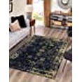thumbnail image 3 of Unique Loom 3141603 8 x 11 ft. Casino Sofia Rectangular Rug, Navy Blue, 3 of 5