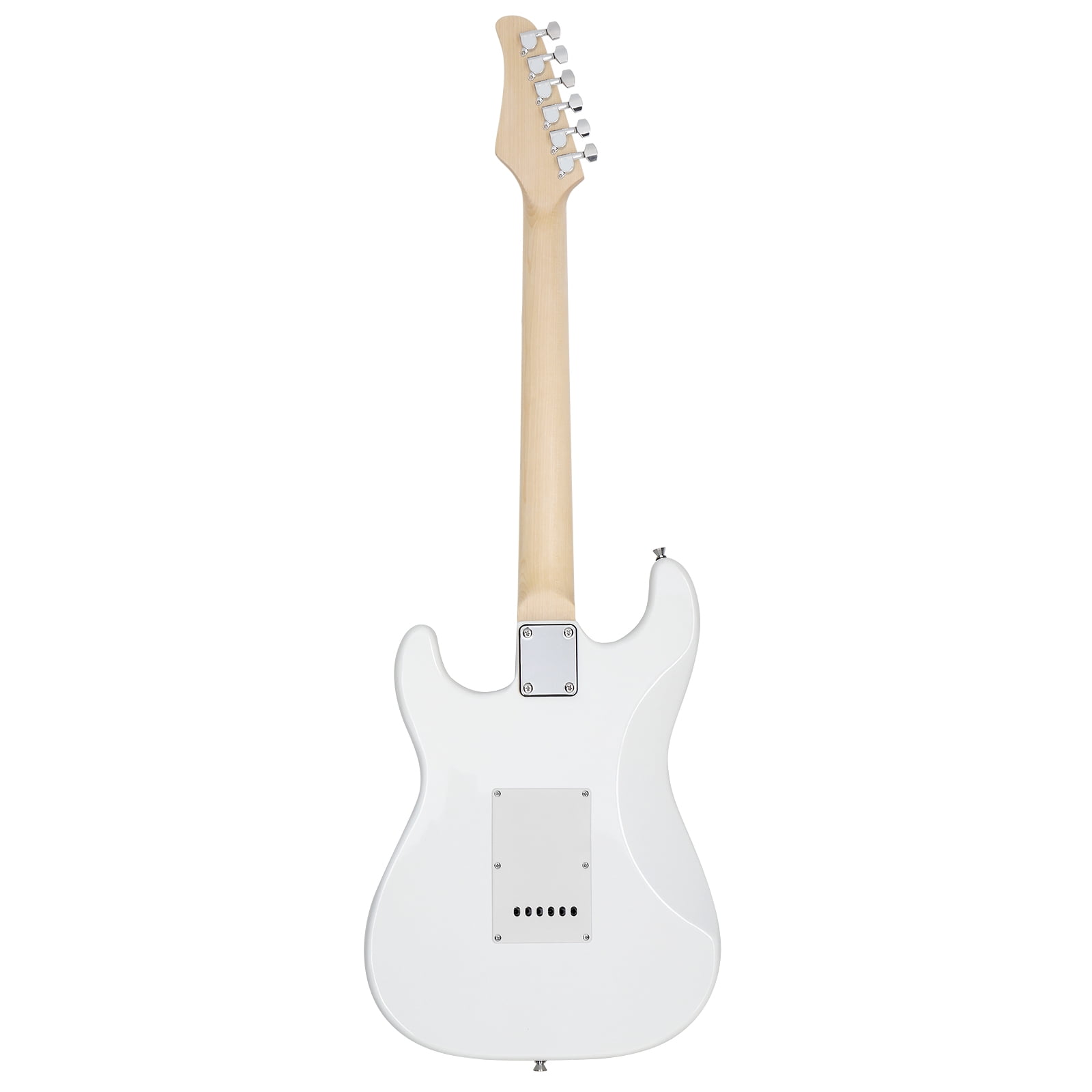Tcbosik Electric Guitar with 20W Amplifier, 6 Strings Right Handed Electric Guitar Kit for Beginner with Bag, Strap, Amp Wire, Tremolo Arm and Wrench Tool, White