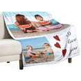 thumbnail image 3 of Personalised Blankets for Adults, Personalised Photo Blankets, Custom Blanket with Pictures, Personalised Gifts for Women Men, Personalised Birthday Gifts for Best Friends, 3 of 6