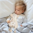 thumbnail image 3 of Baby S E Curity Blanket With Teether Rattle Baby Soothing Towel S Nuggle Stuffed Animal Soft Sensory Lovey Li On Camping Shower Towel, 3 of 4