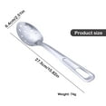 thumbnail image 3 of AKEGAMN Cuillère en Acier Inoxydable Cuillère de Service Commune Cuillère à Soupe Passoire Cuillère à Sauté Prolongée Non Trou Long Trou Rond Ustensiles de Cuisine, 3 of 7