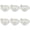 White, variant on 6PCS Sink Strainer Insert with Elevates Edges Rapid Drainages Prevents Water Poolings in Residential Kitchens