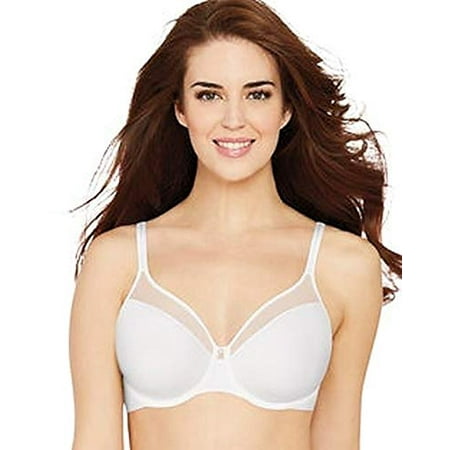 

Bali Women`s One Smooth U Ultra Light Illusion Neckline Underwire Bra 3439 38B (Pack of 2) 2 White
