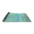 thumbnail image 2 of Ahgly Company Indoor Rectangle Oriental Light Blue Modern Area Rugs, 8' x 12', 2 of 4