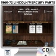 thumbnail image 2 of Detroit Iron OEM 1960-1972 Lincoln / Mercury Parts Manuals (Only) on CD, 2 of 2