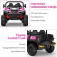 thumbnail image 5 of 24V Kids Ride On Car with Remote Control Battery Powered 4 Wheeler 2x2/4x4 Motorized Ride On UTV Ride On Toys for Boys Girls, EVA Tires Wheels, 5 of 8