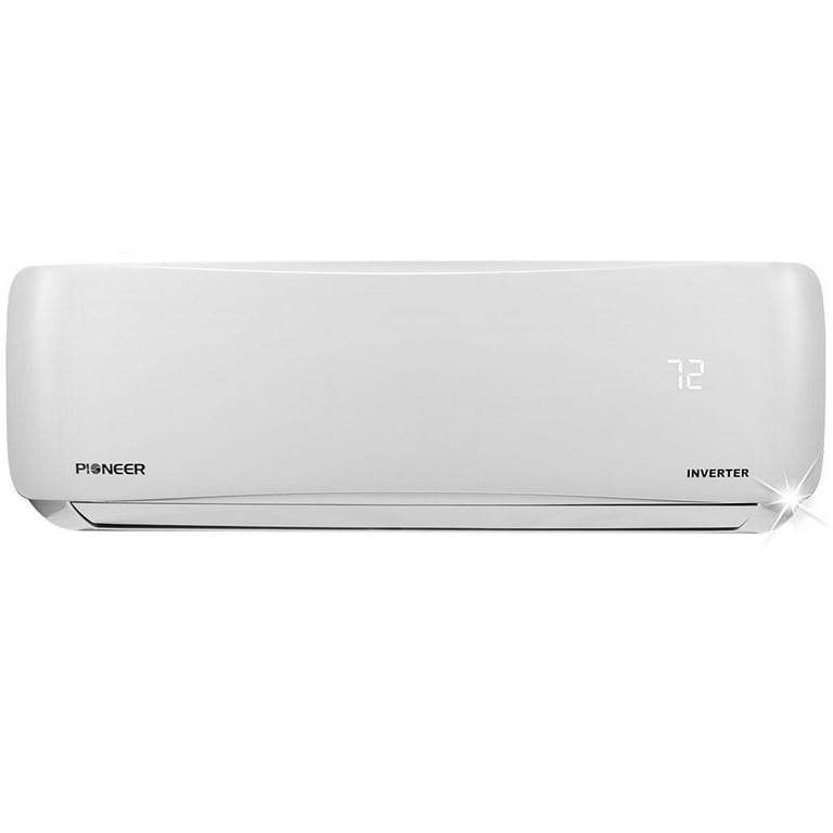 PIONEER Ductless Mini Split Inverter Heat Pump System. 9,000 BTU/h, 110-120V,  19 SEER - Walmart.com