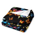 thumbnail image 1 of Wiueurtly Butterfly Blanket Butterfly Throw Blanket Soft Blankets Lightweight Cozy For Bed Couch Sofa, 1 of 7