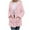 01 Pink, variant on Weiqiqre Womens Fall Fashion Winter Hooded Cardigans Button Up Cable Knit Coats Jackets Outerwear with Pockets
