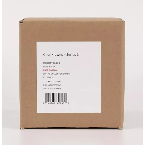 Killer Klowns Trading Cards Series 1 | Inner Carton | 12 Boxes