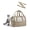 Brown, variant on 18.1"L x 11.0"W x 11.0"H Quilted Soft-Sided Pet Carrier, Stylish Puffy Travel Bag for Small-to-Medium Cats & Dogs - Lightweight, Foldable & Airline-Friendly for Pets Up to 20 Lbs