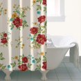 thumbnail image 5 of Waterproof Pioneer Shower Curtain 36x72 Inch Polyester Unique Colorful Floral Shower Curtain for Bathroom Hotel Home Decor with 7 Plastic Hooks, 5 of 5
