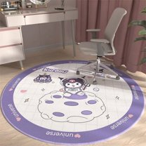 40/60/100cm Sanrio Kuromi Cushion Pillow Kawaii Anime Carpet Bathroom Non-slip Mat Cute Chair Plush Toys Gift for Children Kid