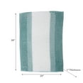 thumbnail image 2 of Stripe Chenille Bath Mat 20X28 Turquoise, 2 of 4
