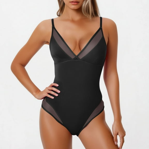 One Piece Swim Dress Swimsuits for Women Swimdress Skirt Bathing Suit Sales Today Clearance Black M