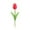 Red, variant on Bcylexb 10 Bundles 13.8" Simulation Tulips, Artificial Flowers Holiday Decoration for Home, Decorative Fake Flowers for Display and Tabletop Decor, White