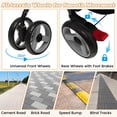 thumbnail image 7 of Infans Foldable Lightweight Baby Stroller Kids Travel Pushchair 5-Point Safety System, 7 of 7