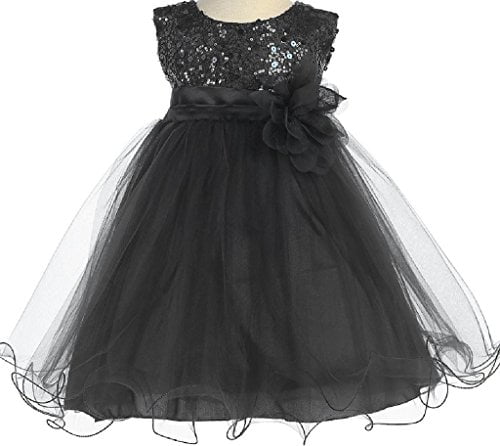 black flower gown
