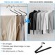 thumbnail image 3 of Perchas con Extremos Abiertos 15PCS, Ganchos para Pantalones, Perchas para Pantalones de Metal, para Faldas Jeans Bufandas y Chales, Negro, 3 of 4