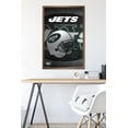 thumbnail image 6 of NFL New York Jets - Helmet 16 Wall Poster, 22.375" x 34" Framed, 6 of 6