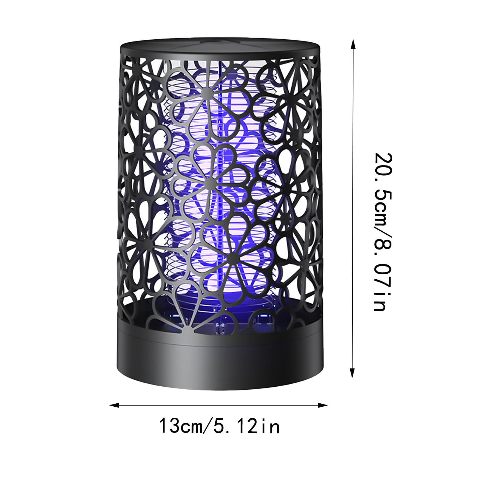 Gytml USB Plug-In Mosquito Eliminator, Biomimetic Purple Light Bug Trap, Safe & Durable Insect Killer For Home, Patio & Courtyard(Black-20.5cmx13cm)