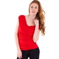 thumbnail image 2 of Cowl Neck Ruched Top, 2 of 4