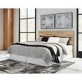 thumbnail image 2 of Signature Design by Ashley Hyanna Rustic Decorative Laminate Panel Headboard ONLY, King, Brown, 2 of 5
