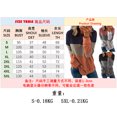 thumbnail image 5 of Nueva costura color de contraste cuello redondo manga larga casual suéter de mujer Irfora  Azul marino + naranja 3XL, 5 of 5
