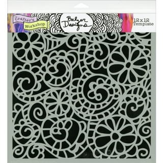 Star Theme Hollow Lace Ruler Embossing Template DIY Photo Album