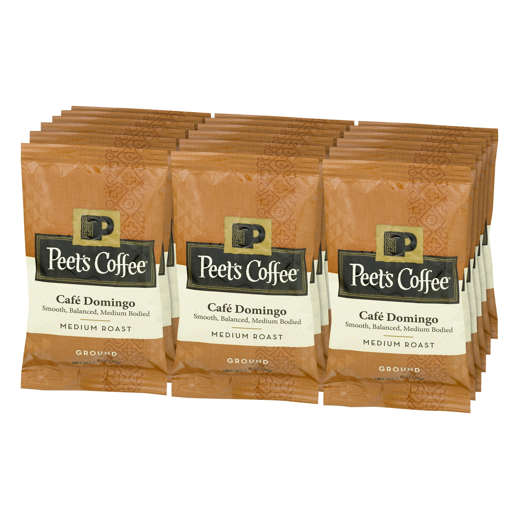 Peet's Coffee Cafe Domingo Portion Packs, 18 / Box