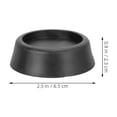 thumbnail image 2 of Raindrops 4Pcs Washer Antivibration Pads TPR Black Anti-skid Furniture Legs Protection, 2 of 8