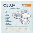 thumbnail image 2 of Anonymous 12x12 Gold Ornate Wood Framed with Double Matting Museum Art Print Titled - Clam Nutrition Facts, 2 of 4
