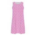 thumbnail image 5 of XuJwPNcy Women's Summer Dress Fashion Printed Sleeveless Crew Neck Tank Dress Casual Baggy Dress with Pocket, 5 of 6