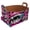 Multicolor 2, variant on Cactus Flowers Storage Basket Collapsible Storage Bin, PU Foldable Basket Convenient Box Storage Organizer with Handles for Shelves Office Bedroom Closet Nursery Toys Laundry