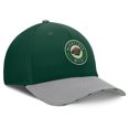 thumbnail image 3 of Men's Fanatics Green Minnesota Wild Fundamentals Span Flex Hat, 3 of 4