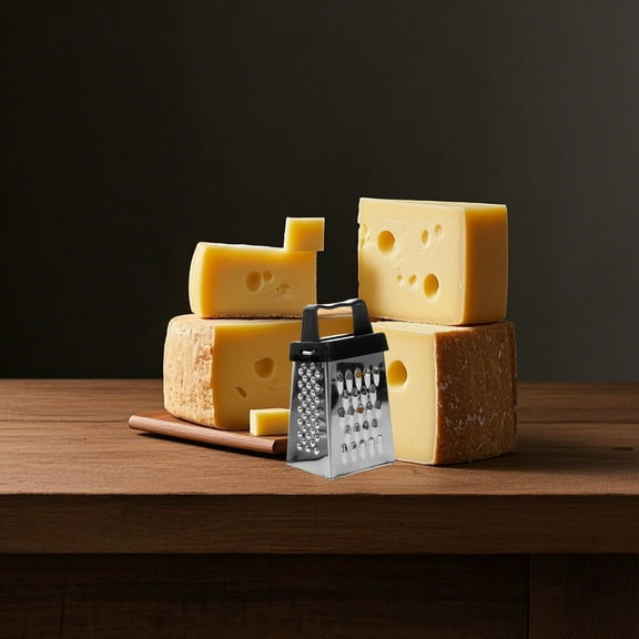 Masteelf 8pcs Mini Cheese Grater Stainless Steel Four-Sided Box Grater For Kitchen Multi-Function Vegetable Slicer And Shredder For Cheese Garlic Carrots And More