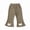 1-Khaki631, variant on Kiijoy Girls High Waisted Bow Flared Pants Comfortable Pull On Casual Trousers, Sizes 1-14