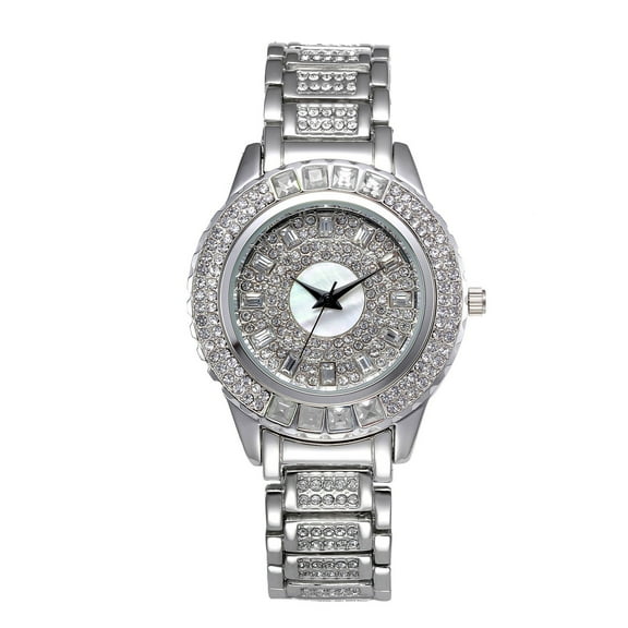 Luxury Rhinestone Women's Quartz Watch - Fashion Wrist Watch, Quartz Movement, and Sparkling Decoration - Perfect Accessory for Elegant