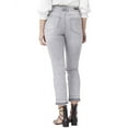 thumbnail image 2 of PAIGE womens  Cindy Crop Faded Asphalt Distressed Straight Leg Jean, 28, 2 of 2