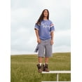 thumbnail image 6 of Kacey Lee Men's Loose Skater Carpenter Denim Shorts, Sizes 30-40, 6 of 6